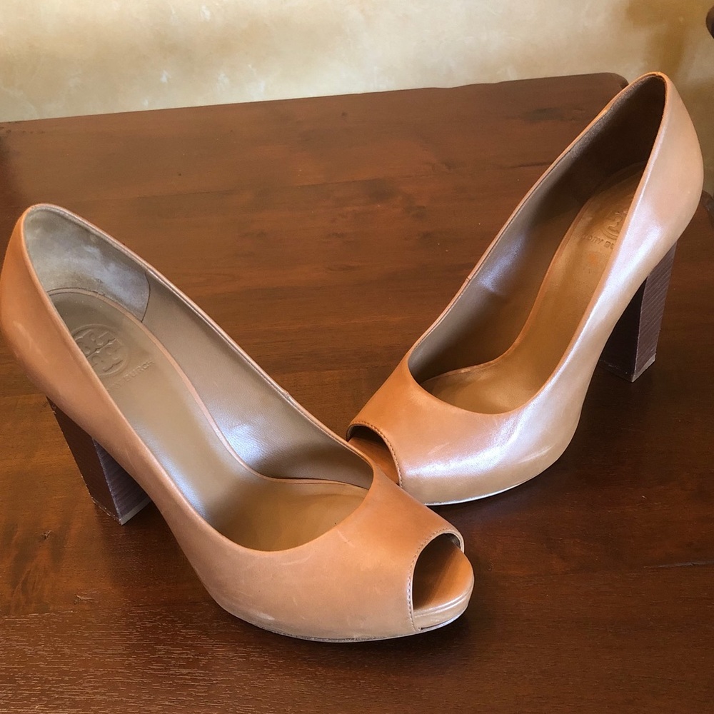 TORY BURCH high heel peep toe pumps - Picture 2 of 15